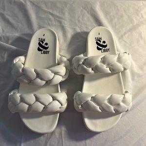 Sam&Libby White Sandals